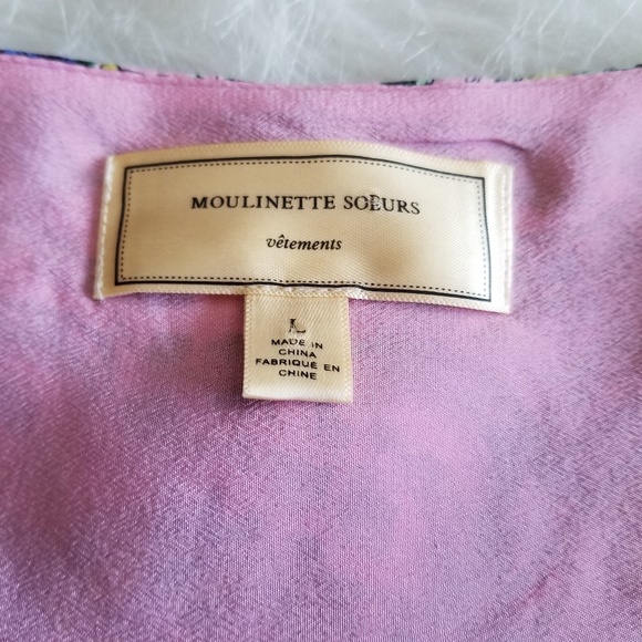 Moulinette Soeurs Lavender Silk Blouse - Picture 3 of 7